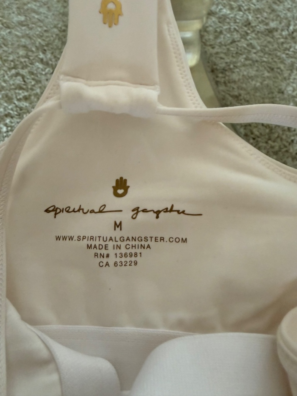 Spiritual Gangster Jet Active Mini Dress Ivory Size Medium NWT Yoga Athleisure - Picture 7 of 13